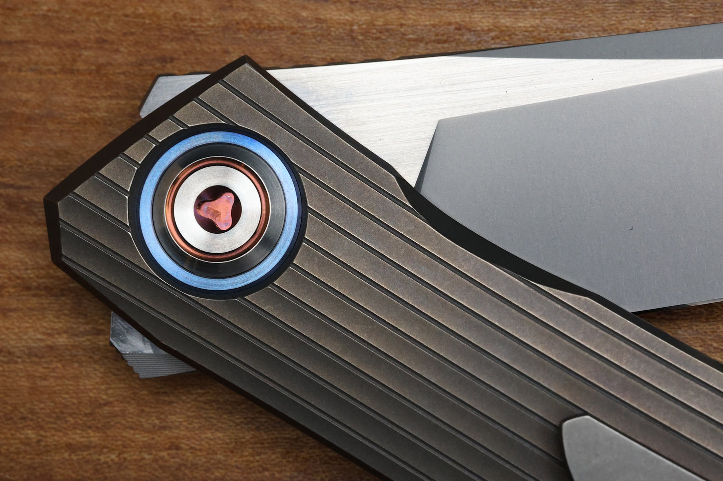 SHIROGOROV "LIMITED EDITION" SINKEVICH DESIGN FIT STRIP - MAGNACUT BLADE - TITANIUM HANDLE - MRBS