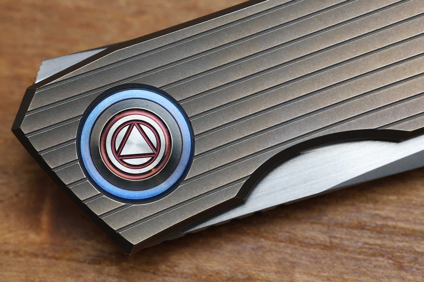 SHIROGOROV "LIMITED EDITION" SINKEVICH DESIGN FIT STRIP - MAGNACUT BLADE - TITANIUM HANDLE - MRBS