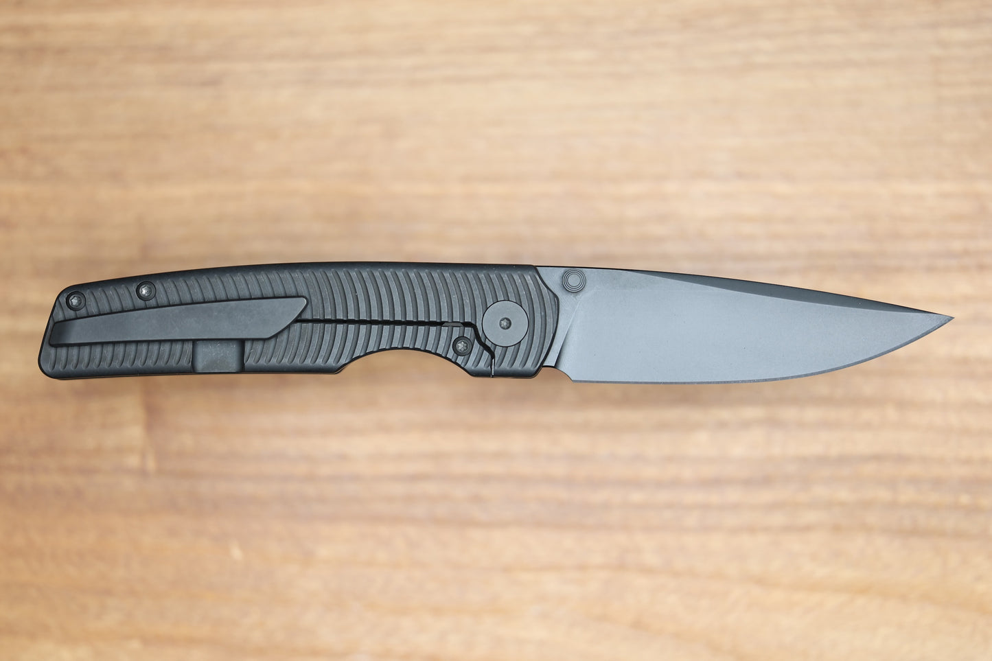 BERG BLADES SWEENEY V2 THUMBSTUD BLACK PVD SWIRL TITANIUM FOLDER 3.35" BLACK PVD