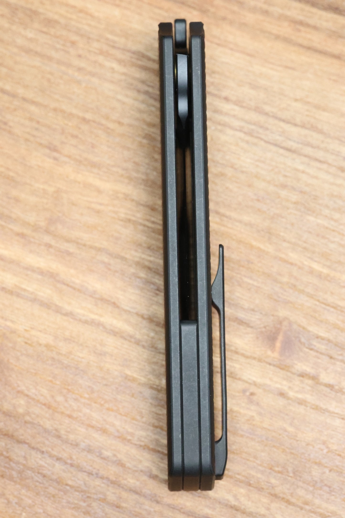 BERG BLADES SWEENEY V2 THUMBSTUD BLACK PVD SWIRL TITANIUM FOLDER 3.35" BLACK PVD