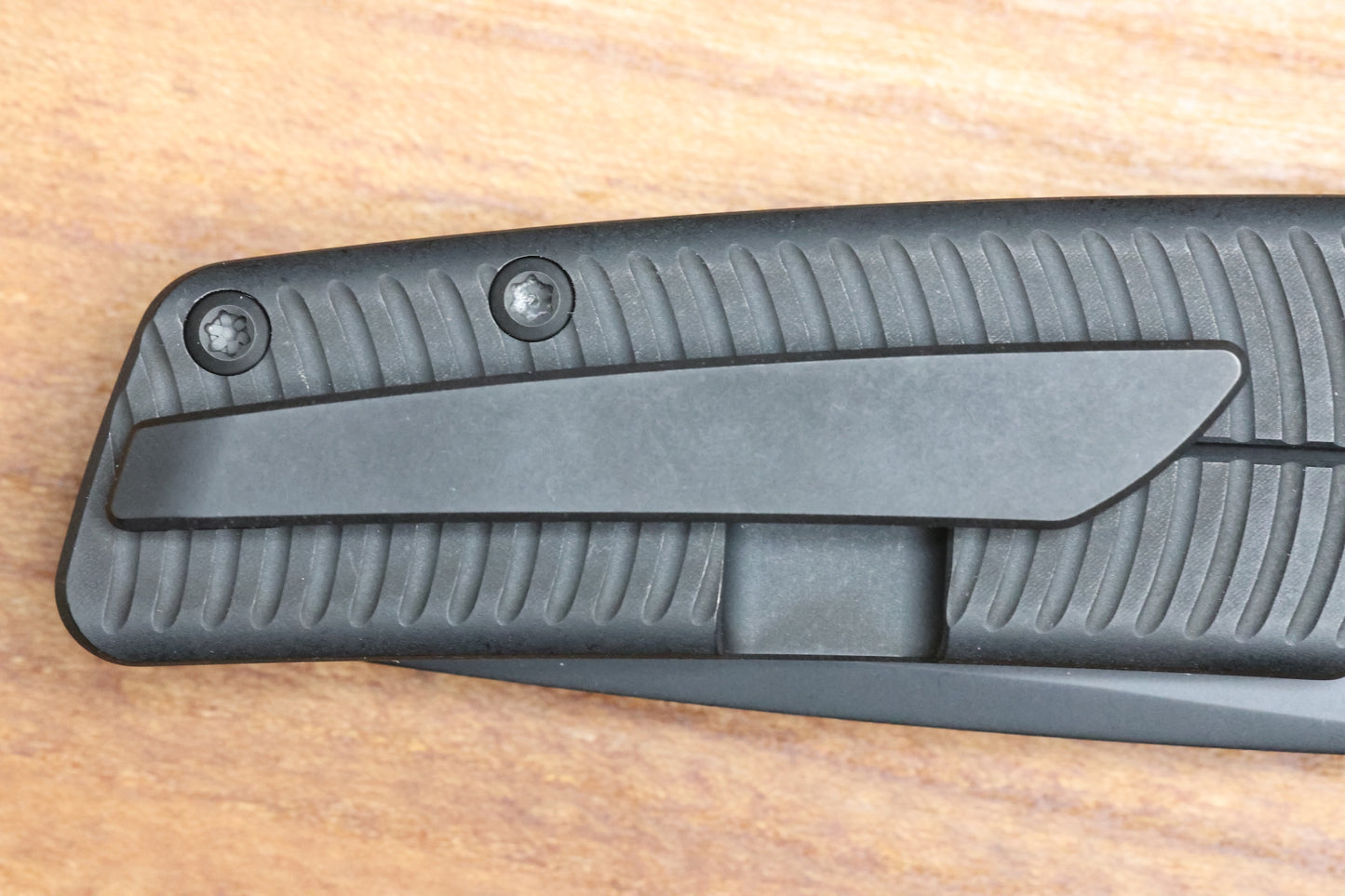BERG BLADES SWEENEY V2 THUMBSTUD BLACK PVD SWIRL TITANIUM FOLDER 3.35" BLACK PVD