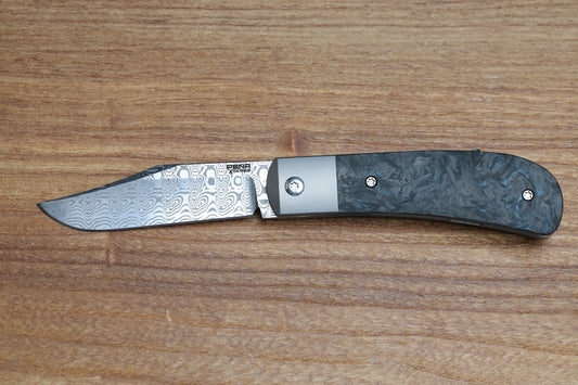 PENA X SERIES LANNY - BLUE DARK MATTER FAT CARBON DAMASTEEL