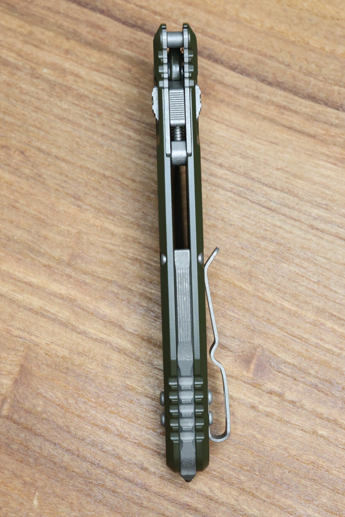 MICROTECH SOCOM RAM-LOK W/ MAGPUL OD GREEN ALUMINUM FRAG HANDLES & S/E M390MK 160RL-1FRCMPOD-Z13