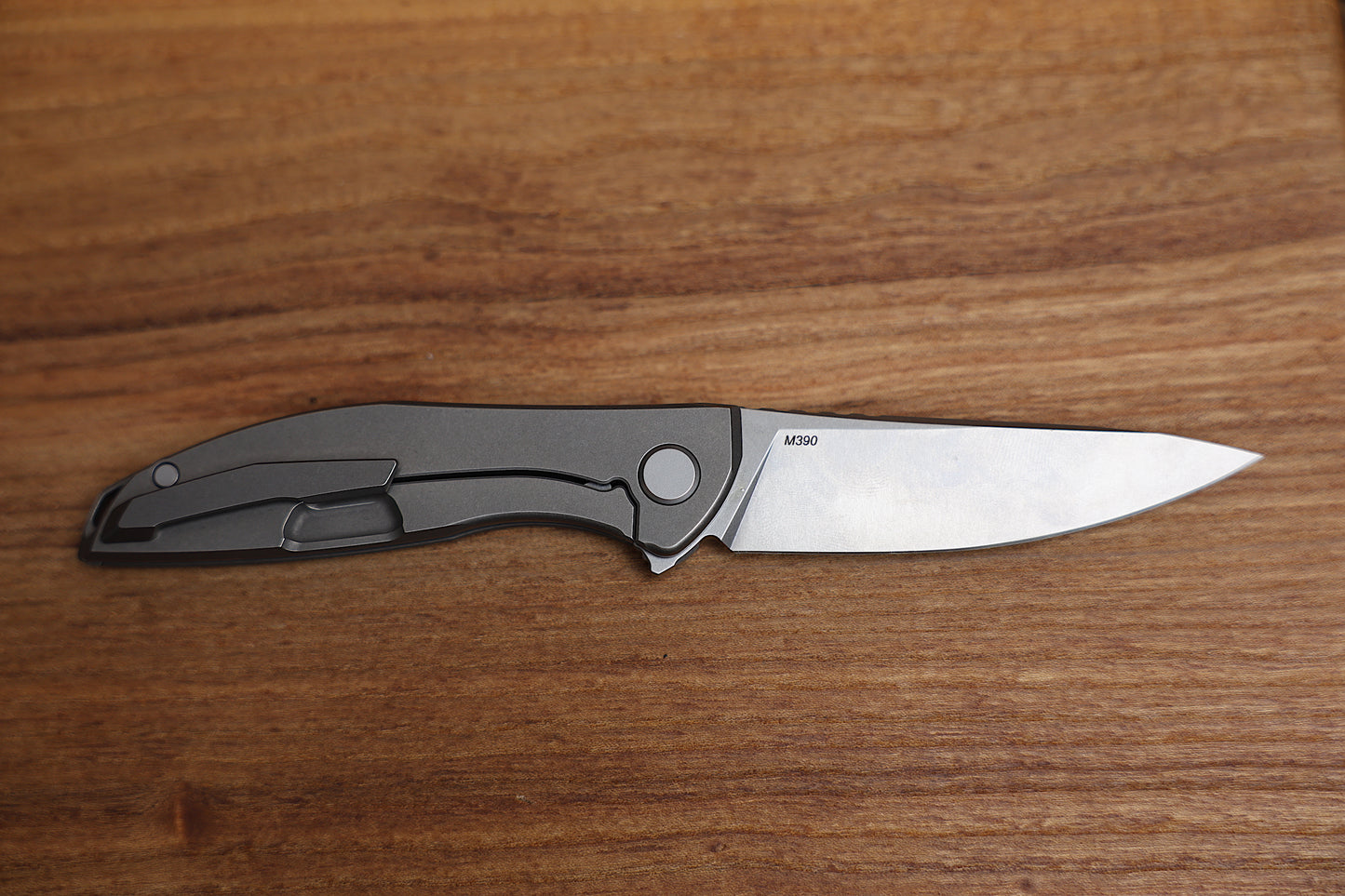 SHIROGOROV NEON ZERO – M390 BLADE – TITANIUM HANDLE – MRBS