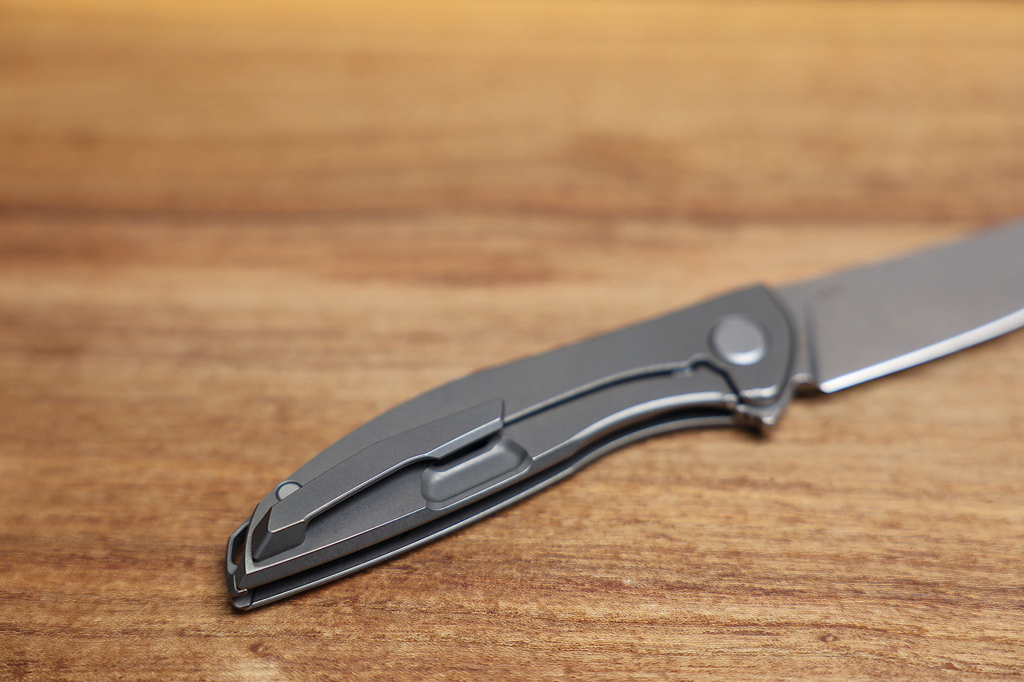 SHIROGOROV NEON ZERO – M390 BLADE – TITANIUM HANDLE – MRBS