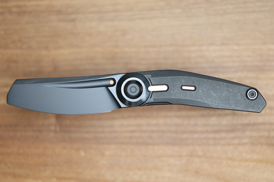 REATE KNIVES VULPEX VK-CLU DLC TITANIUM HANDLE COPPER ACCENT WITH DLC ELMAX BLADE