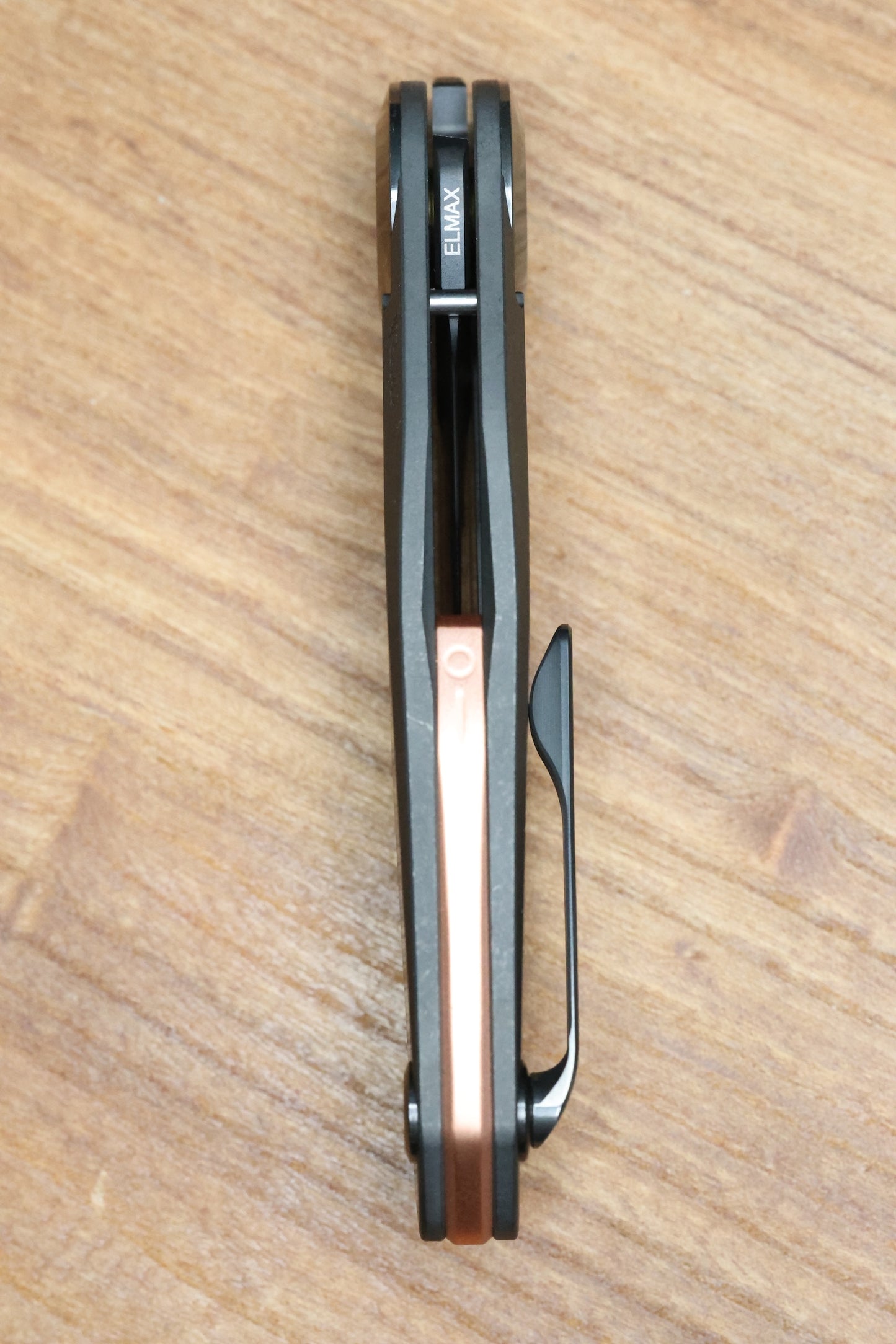 REATE KNIVES VULPEX VK-CLU DLC TITANIUM HANDLE COPPER ACCENT WITH DLC ELMAX BLADE