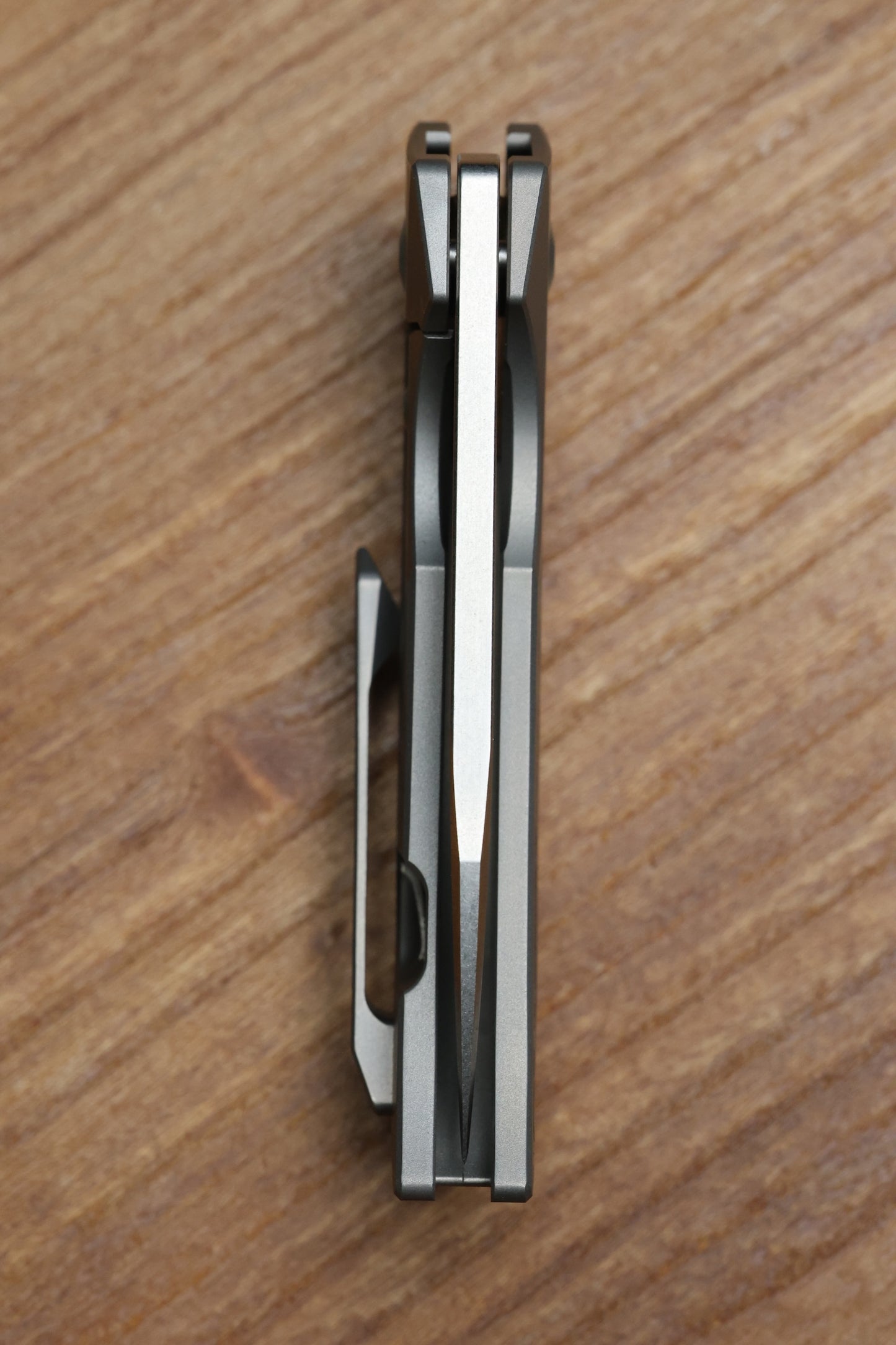 REATE KNIVES T2500 TI-BEAD BLAST HANDLE CARBON INLAY BELT SATIN M390 2.375" BLADE