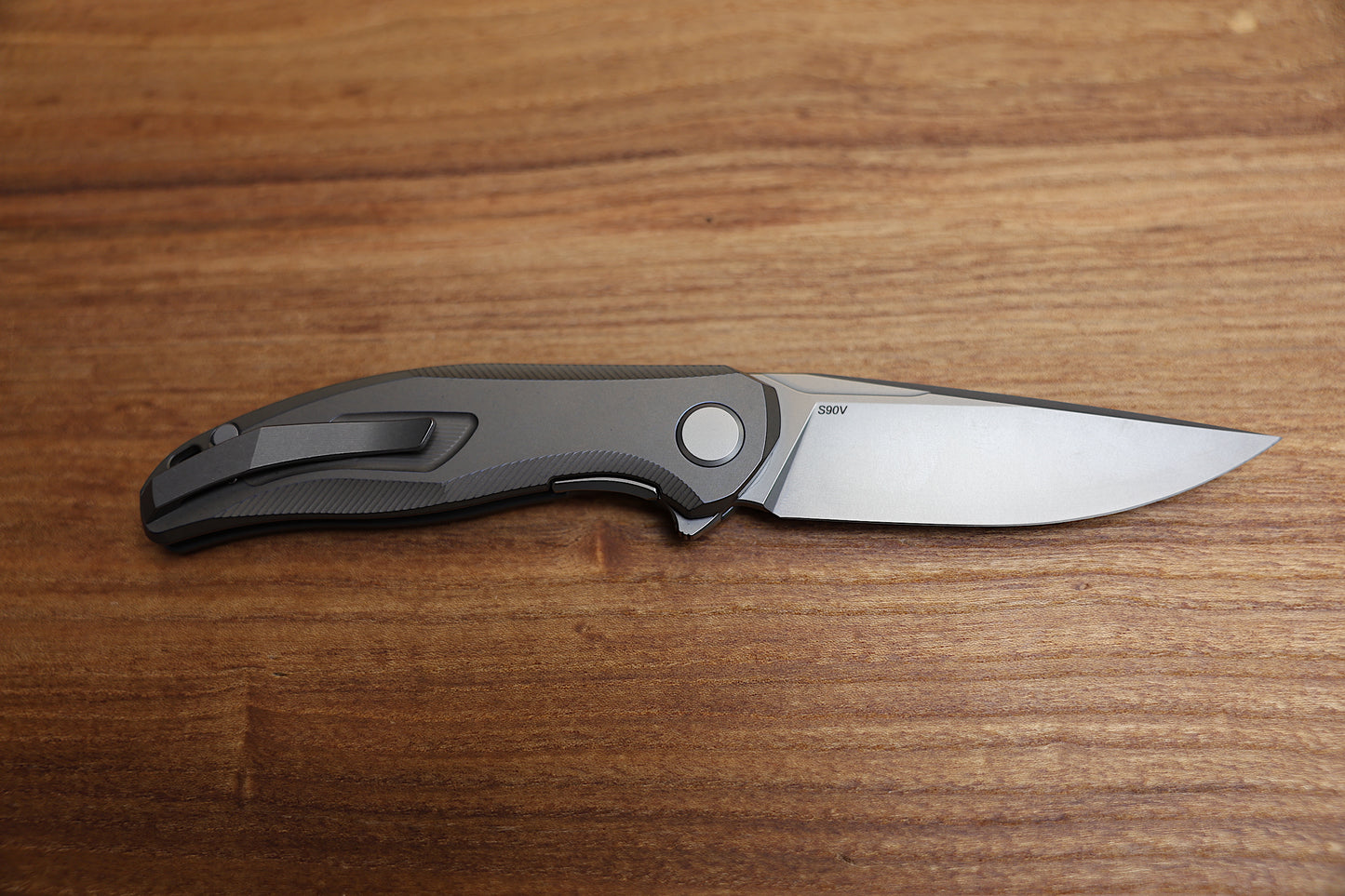 SHIROGOROV STELLAR – FIRST PRODUCTION – TITANIUM HANDLE – S90V BLADE – MRBS