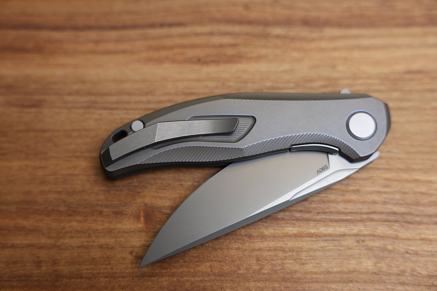 SHIROGOROV STELLAR – FIRST PRODUCTION – TITANIUM HANDLE – S90V BLADE – MRBS