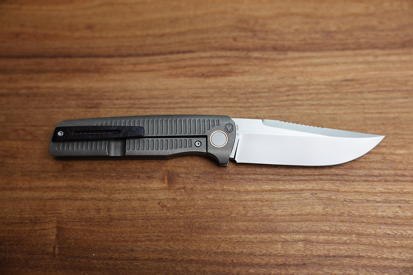 CKF Custom KNIFE FACTORY GNOME M390 TITANIUM HANDLE