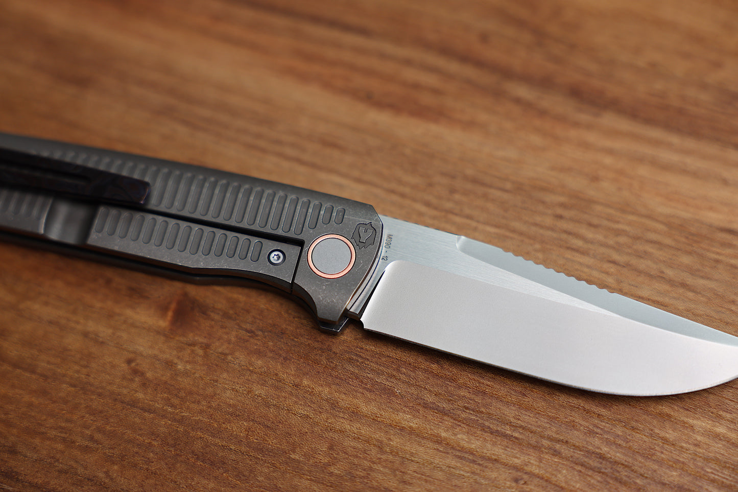 CKF Custom KNIFE FACTORY GNOME M390 TITANIUM HANDLE