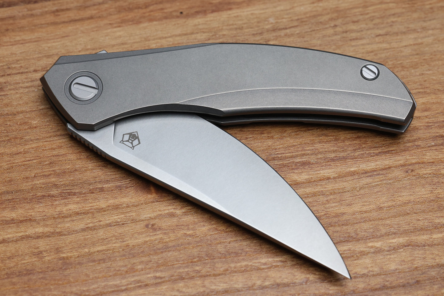 SHIROGOROV URSUS Q95 TI - TITANIUM HANDLE - ELMAX BLADE - MRBS