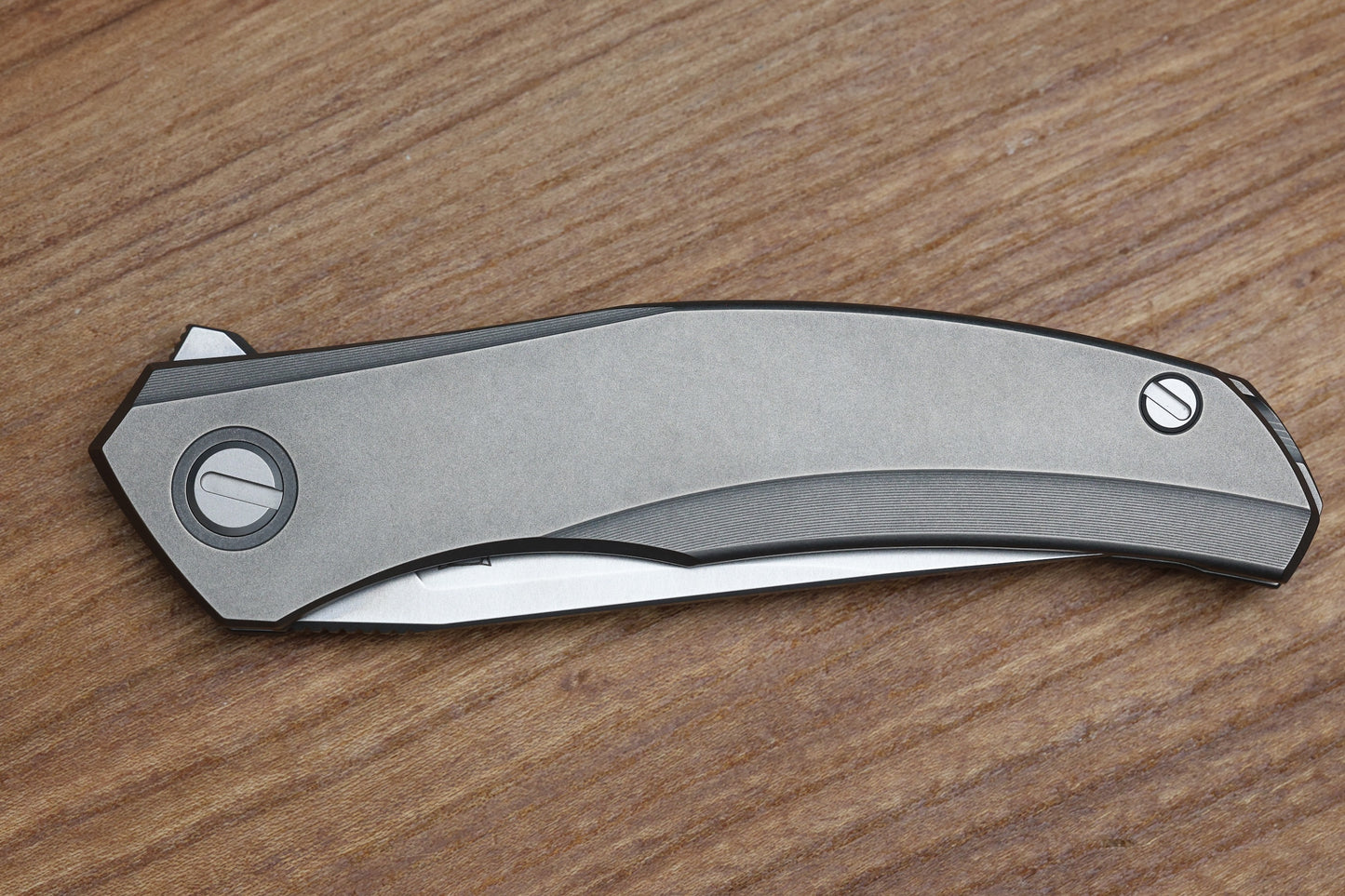 SHIROGOROV URSUS Q95 TI - TITANIUM HANDLE - ELMAX BLADE - MRBS