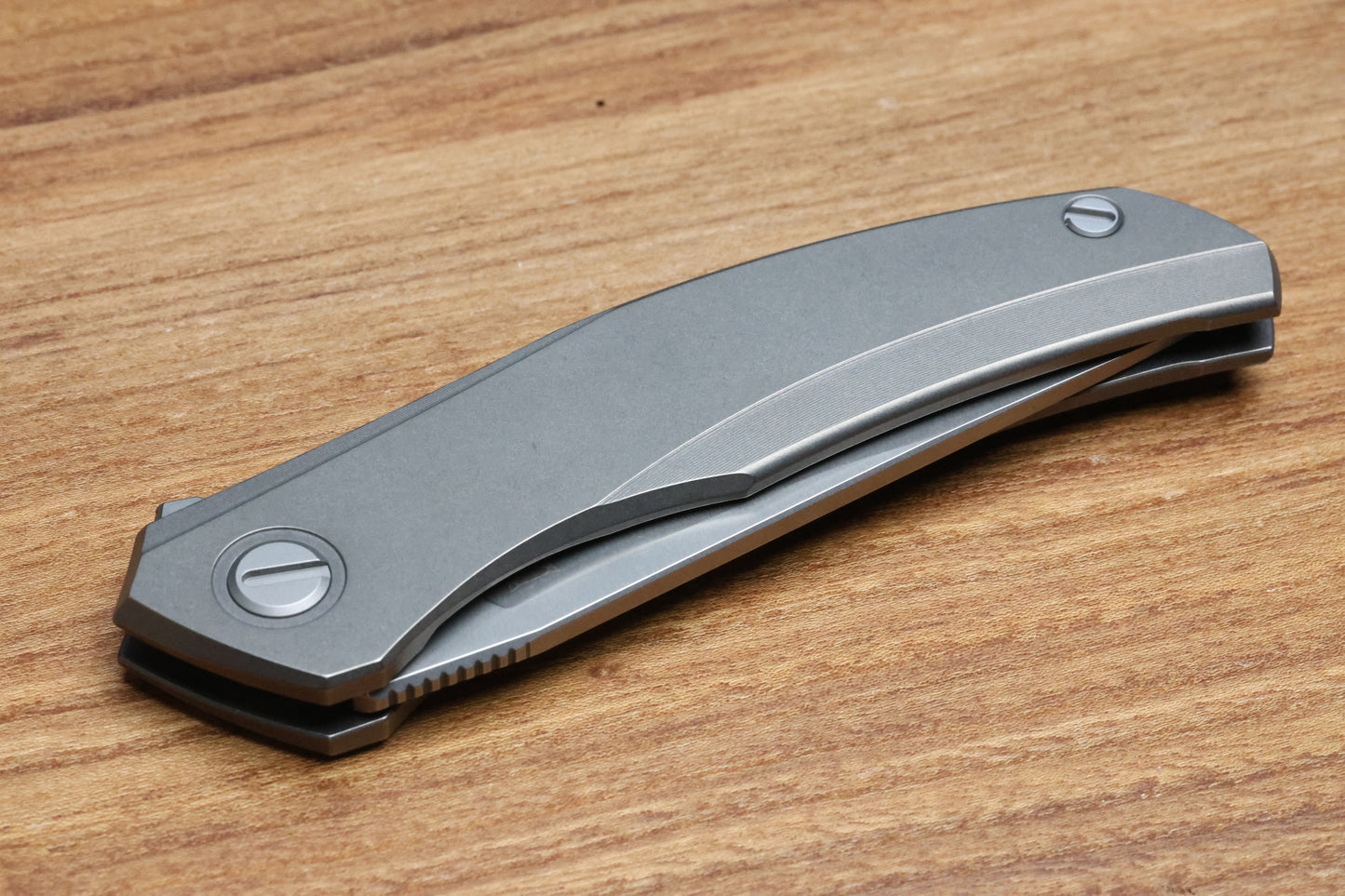 SHIROGOROV URSUS Q95 TI - TITANIUM HANDLE - ELMAX BLADE - MRBS