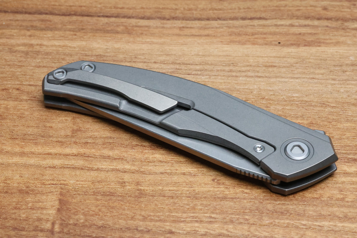 SHIROGOROV URSUS Q95 TI - TITANIUM HANDLE - ELMAX BLADE - MRBS
