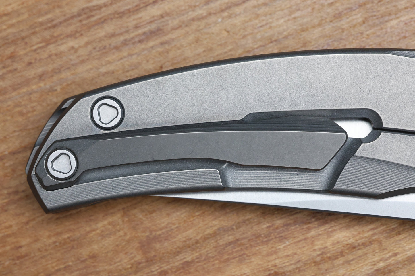 SHIROGOROV URSUS Q95 TI - TITANIUM HANDLE - ELMAX BLADE - MRBS
