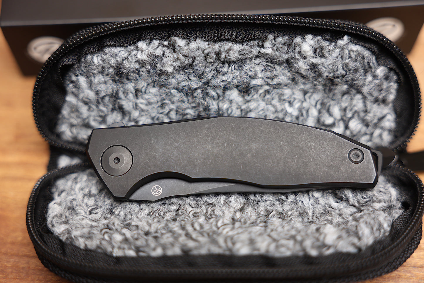 RECONNAISSANCE ADZIN FLIPPER – PVD M390 BLADE – PVD TITANIUM HANDLE