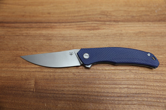 SHIROGOROV URSUS QUANTIUM – CROMAX PM BLADE – DARK BLUE G10 HANDLE – MRBS