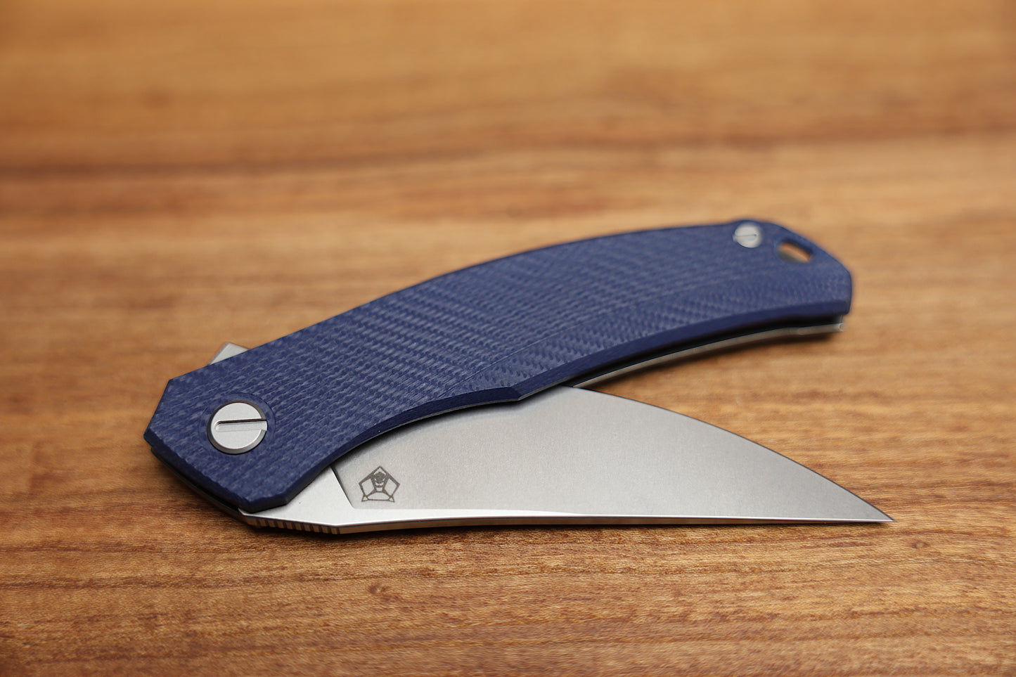 SHIROGOROV URSUS QUANTIUM – CROMAX PM BLADE – DARK BLUE G10 HANDLE – MRBS