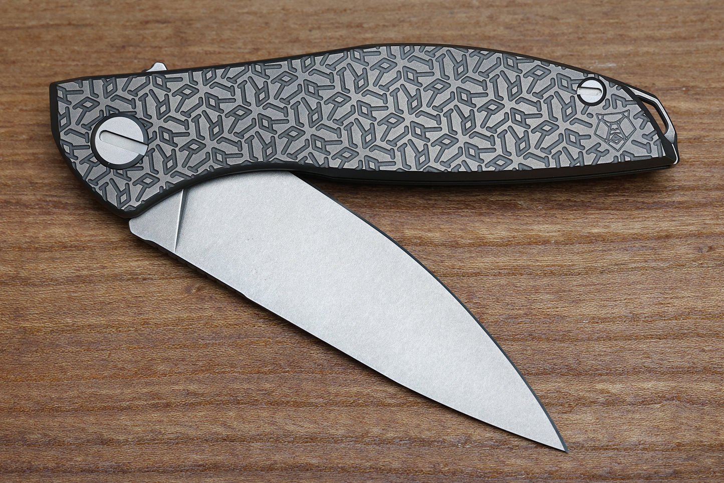 SHIROGOROV NEON R1P - TITANIUM HANDLE - ELMAX BLADE - MRBS