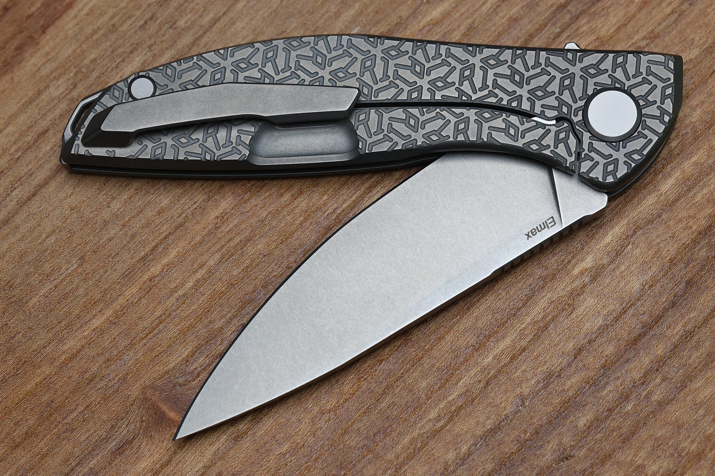 SHIROGOROV NEON R1P - TITANIUM HANDLE - ELMAX BLADE - MRBS