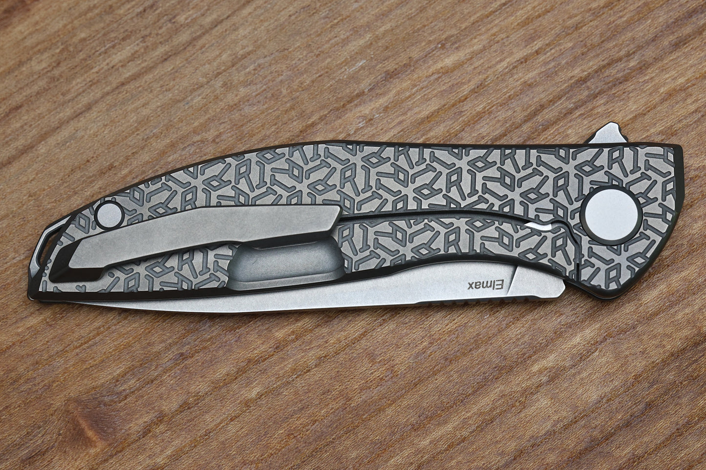 SHIROGOROV NEON R1P - TITANIUM HANDLE - ELMAX BLADE - MRBS