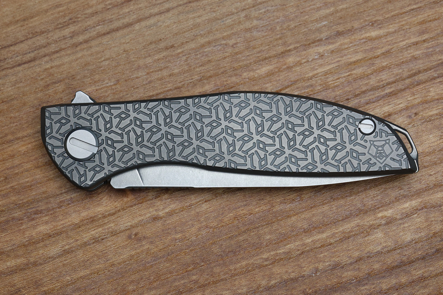 SHIROGOROV NEON R1P - TITANIUM HANDLE - ELMAX BLADE - MRBS