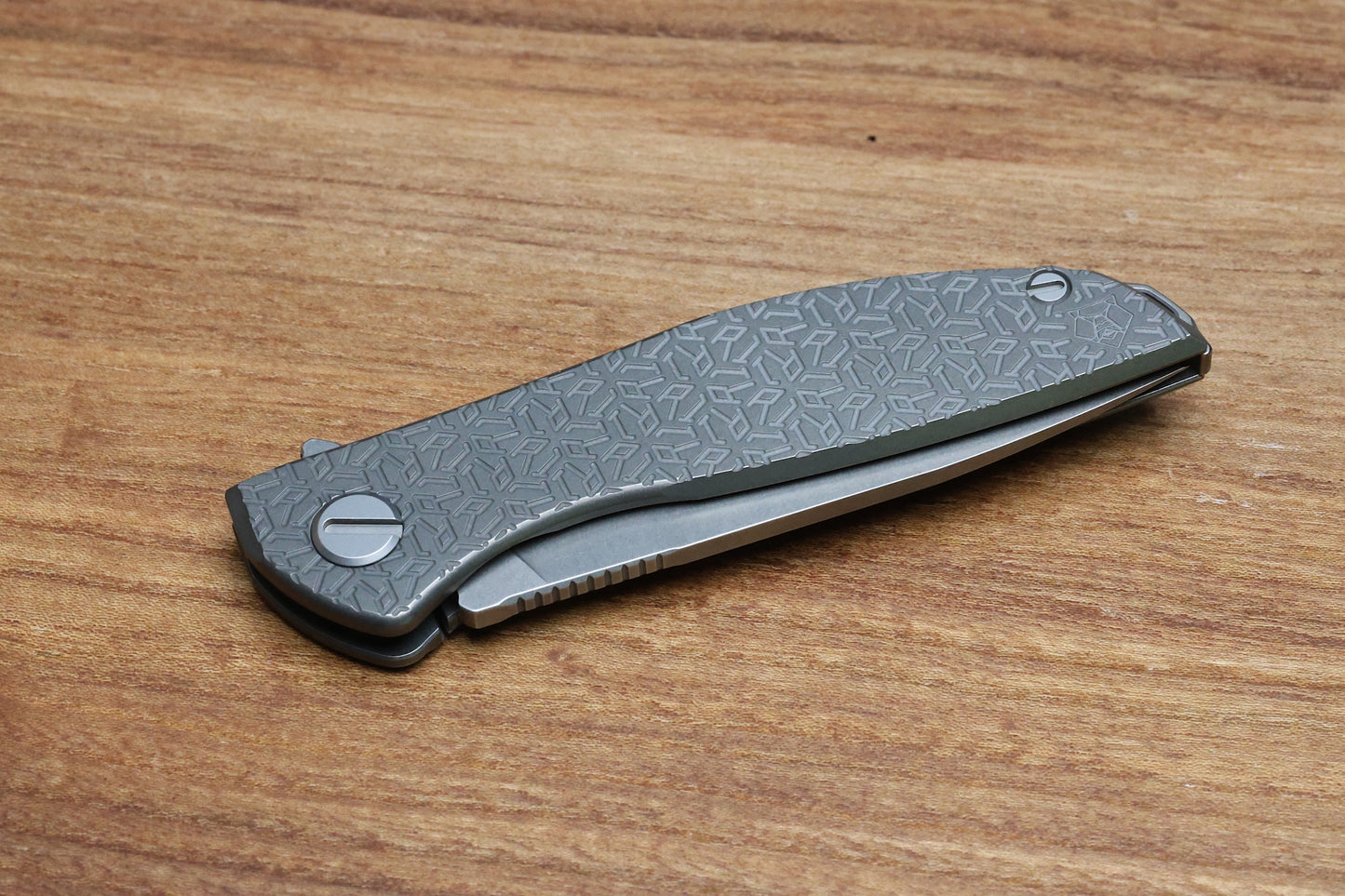 SHIROGOROV NEON R1P - TITANIUM HANDLE - ELMAX BLADE - MRBS
