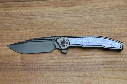 CUSTOM KNIFE FACTORY SNAFU 4.0 MEDIUM DLC HANDLES W/ ZIRCUTI & DLC M398