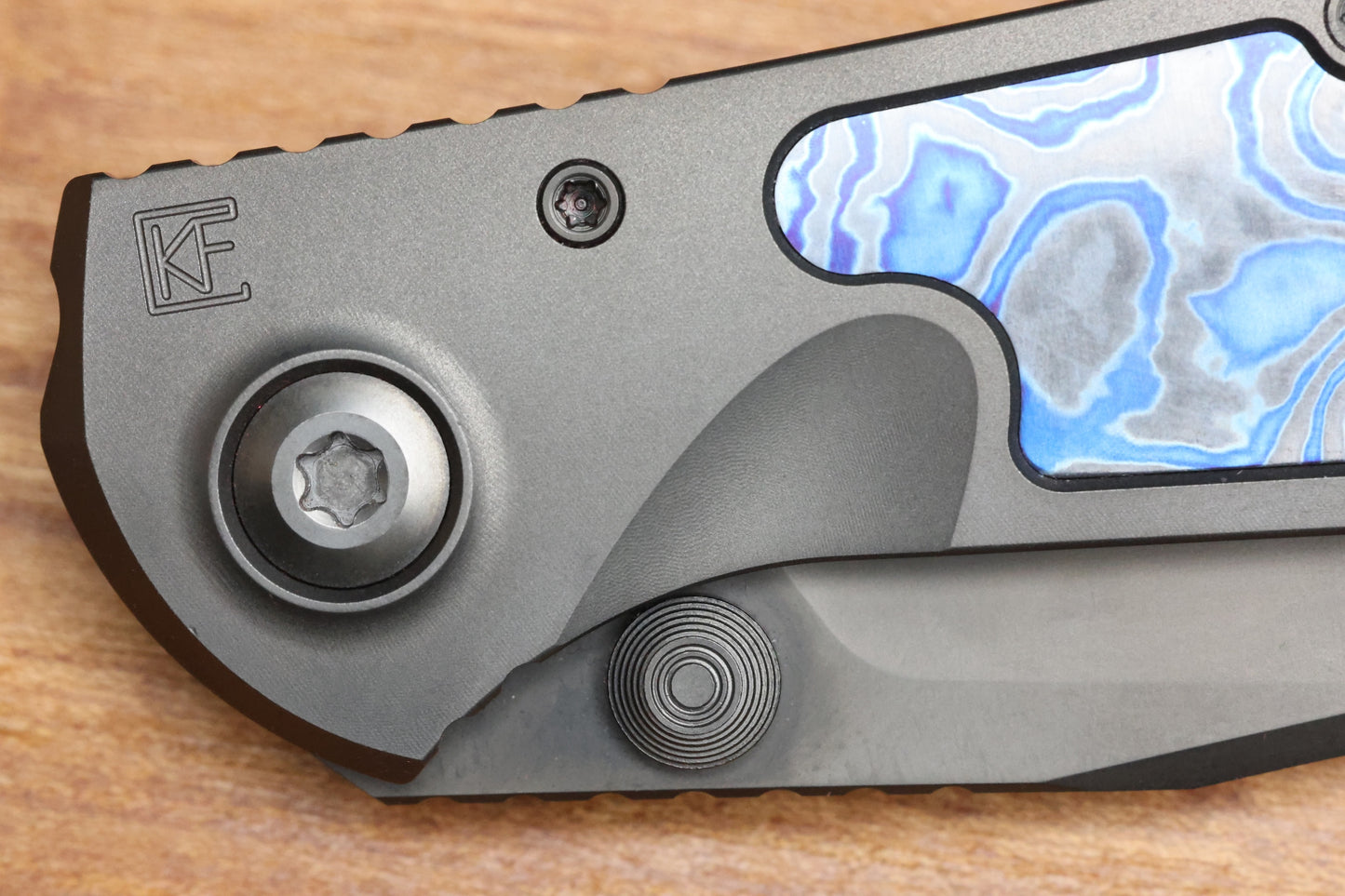 CUSTOM KNIFE FACTORY & ANTHONY MARFIONE SOKOSHA DLC/ZIRCUTI W/ DLC M398 (PREOWNED)