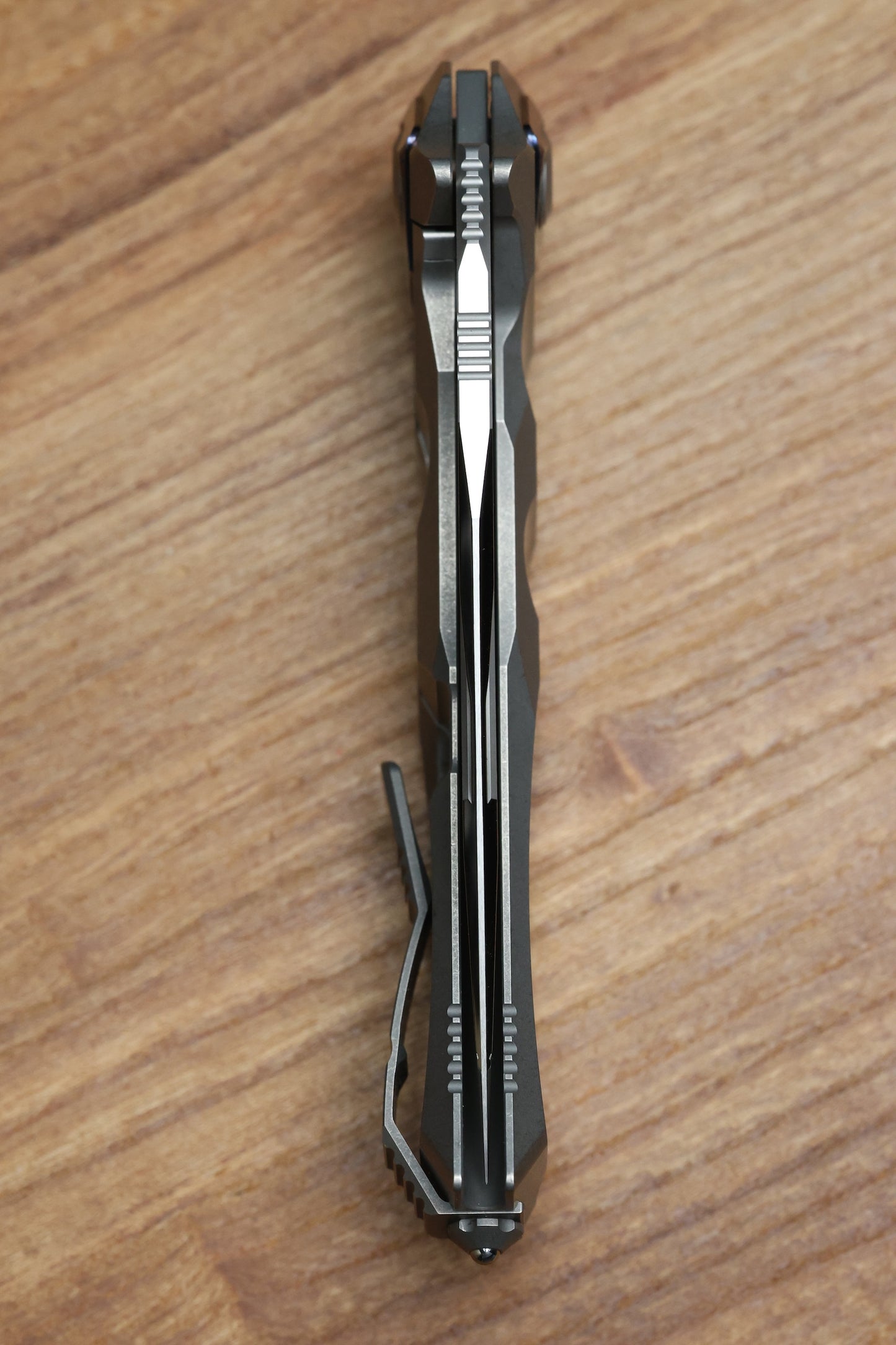 CUSTOM KNIFE FACTORY & ANTHONY MARFIONE COLLABORATION RATAX - ZIRCUTI ACCENTS AND M398 (PREOWNED)