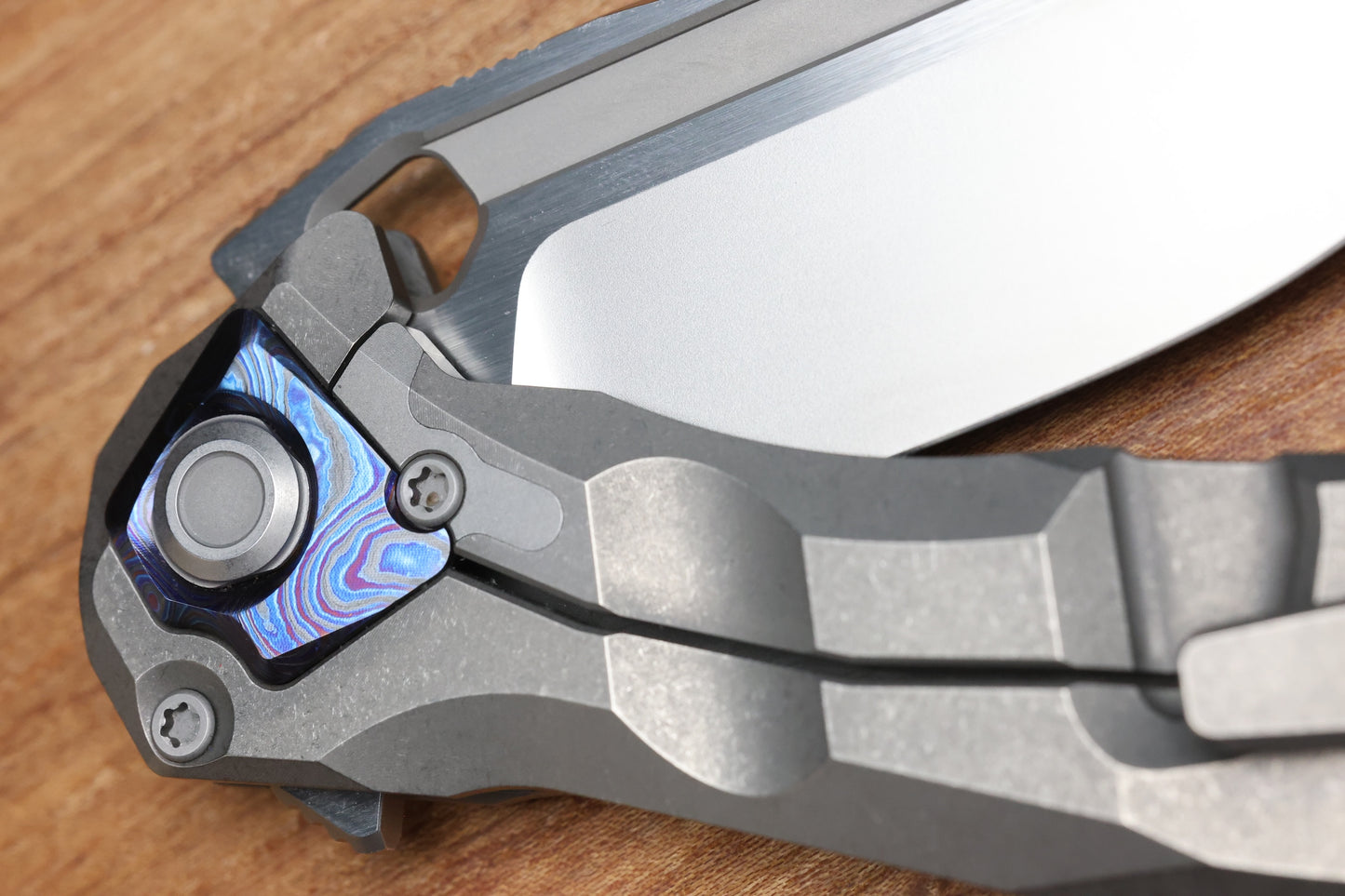 CUSTOM KNIFE FACTORY & ANTHONY MARFIONE COLLABORATION RATAX - ZIRCUTI ACCENTS AND M398 (PREOWNED)