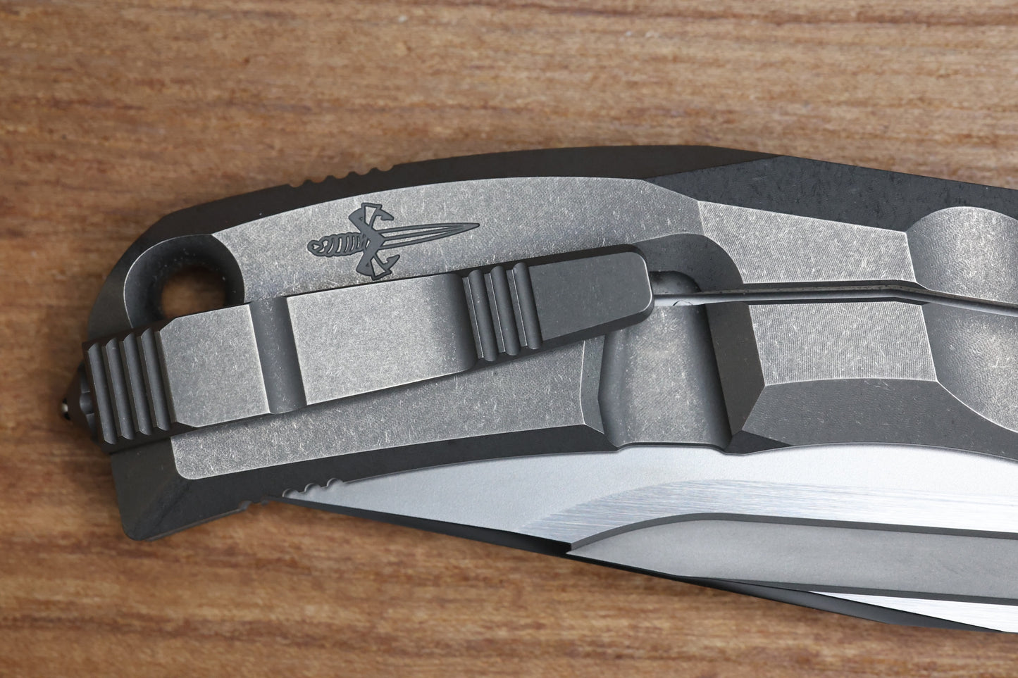 CUSTOM KNIFE FACTORY & ANTHONY MARFIONE COLLABORATION RATAX - ZIRCUTI ACCENTS AND M398 (PREOWNED)