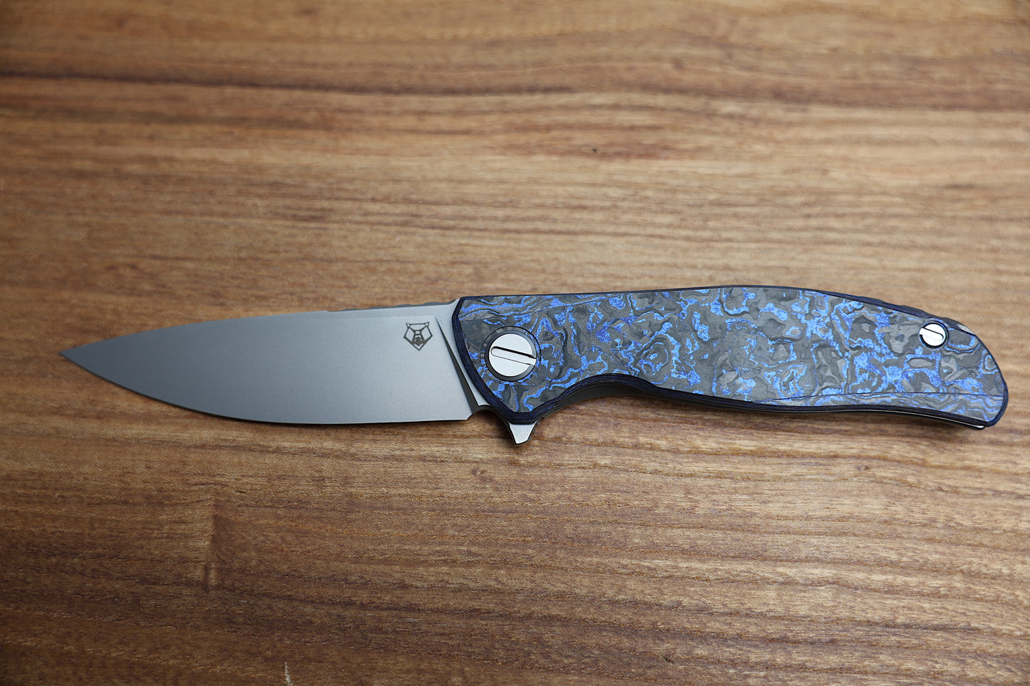 SHIROGOROV HATI GEN 3 – M390 BLADE – BLUE TECHNOCARBO – MRBS