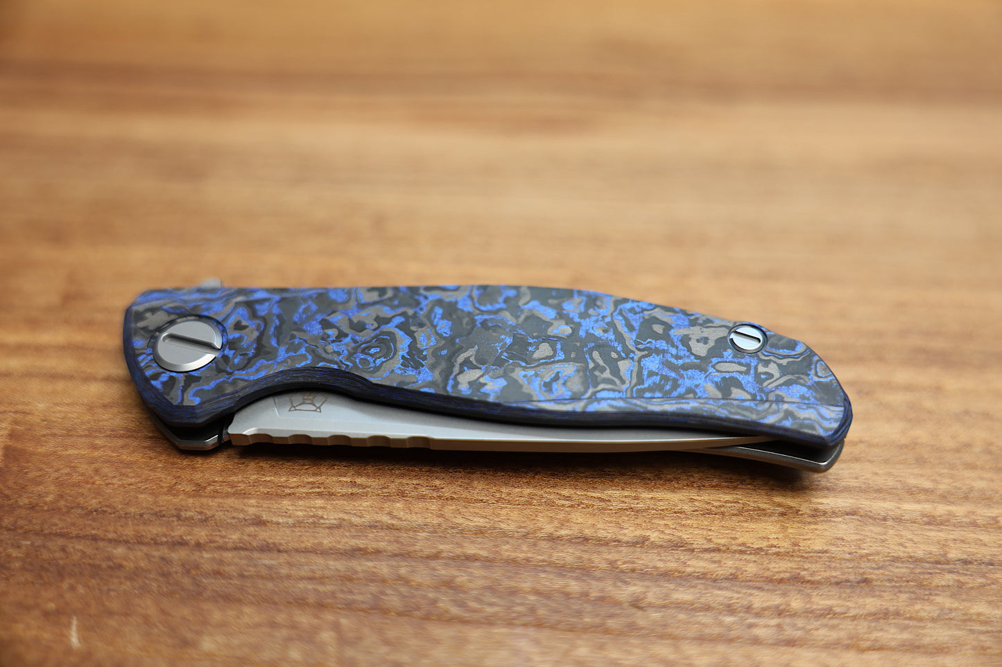 SHIROGOROV HATI GEN 3 – M390 BLADE – BLUE TECHNOCARBO – MRBS