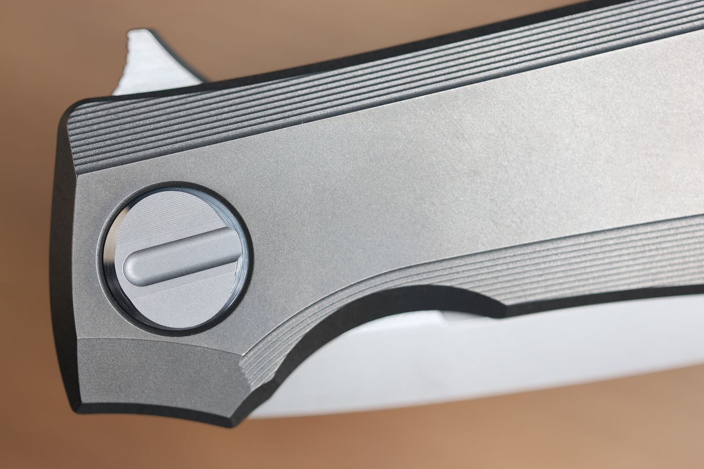 SHIROGOROV KNIVES RKMP - M398 BLADE - TITANIUM HANDLE - SRRBS (CHARLES MARLOWE DESIGN) (PREOWNED)