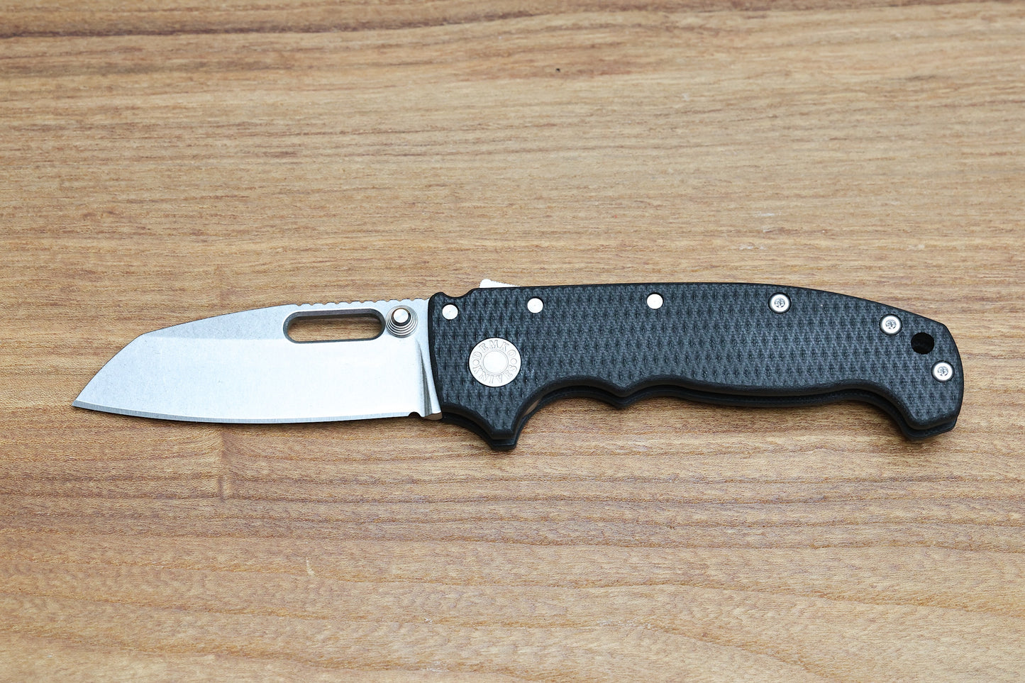 DEMKO KNIVES MG AD20 W/ BLACK G10 HANDLES & CPM-3V SHARK FOOT