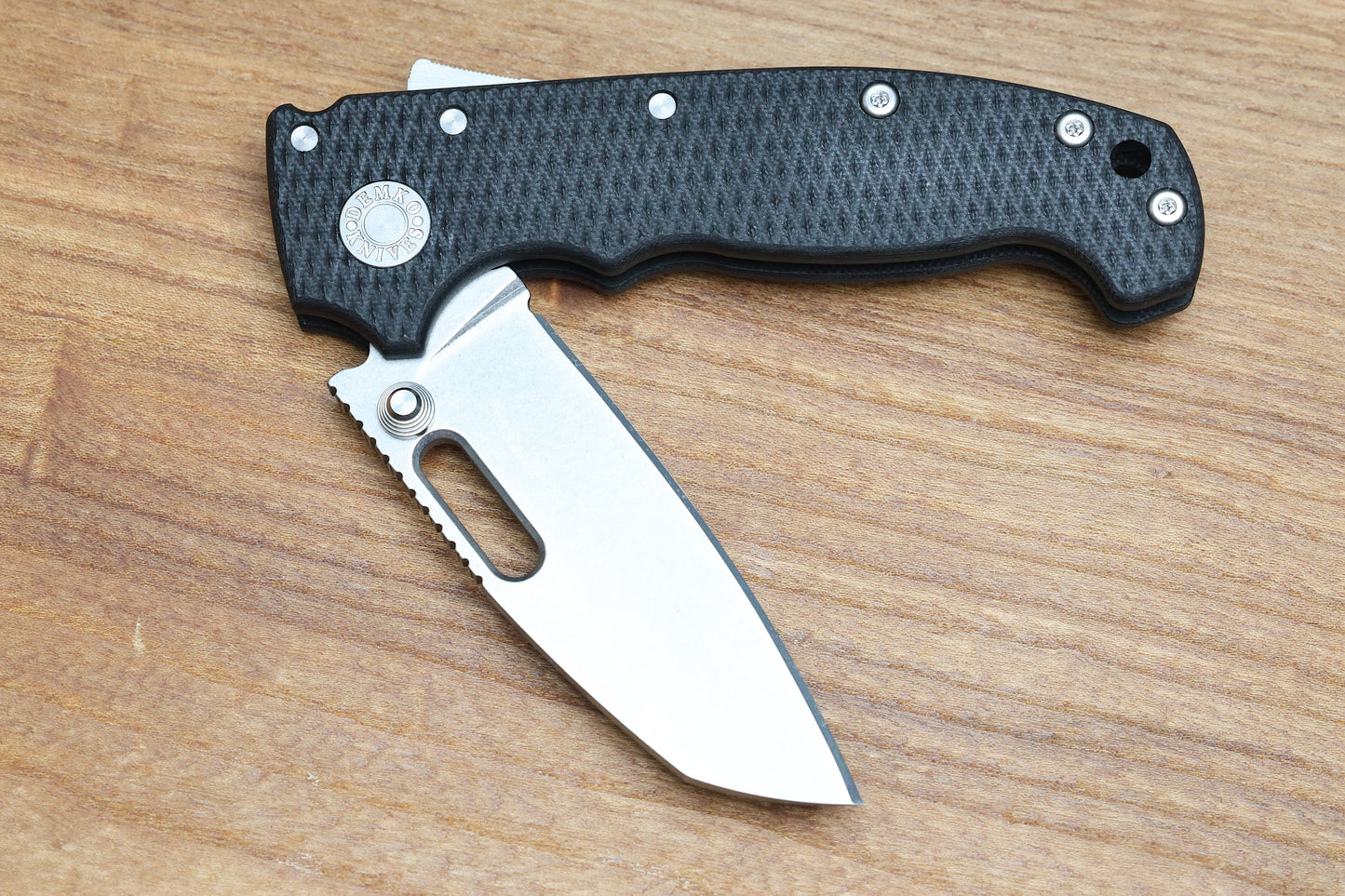 DEMKO KNIVES MG AD20 W/ BLACK G10 HANDLES & CPM-3V SHARK FOOT