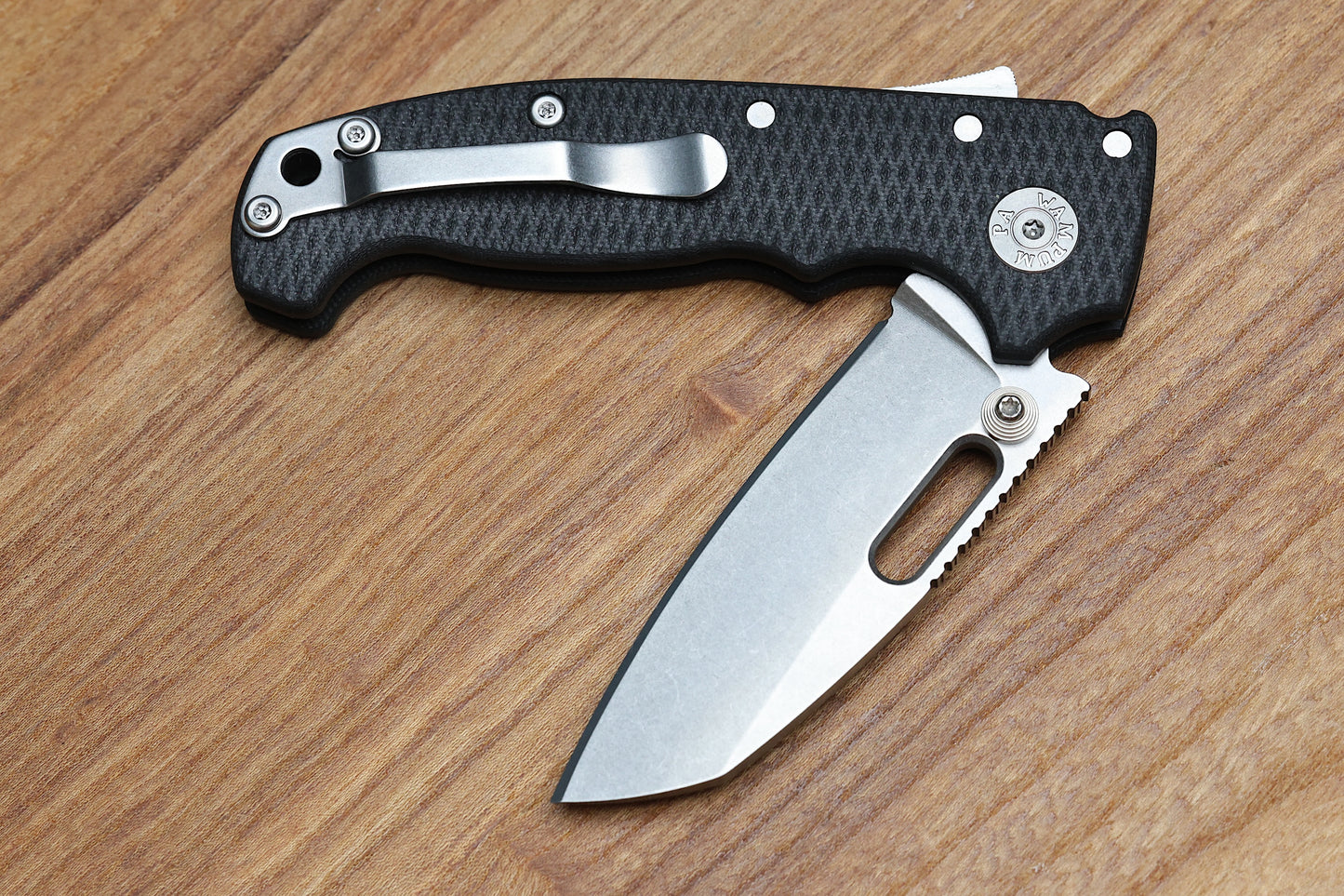 DEMKO KNIVES MG AD20 W/ BLACK G10 HANDLES & CPM-3V SHARK FOOT