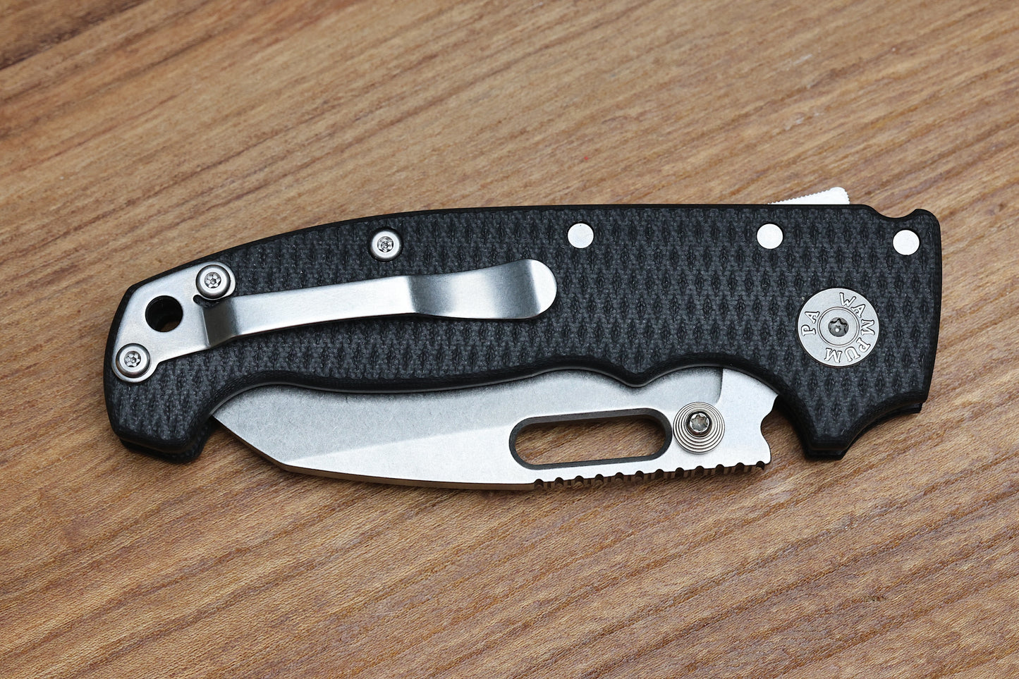 DEMKO KNIVES MG AD20 W/ BLACK G10 HANDLES & CPM-3V SHARK FOOT