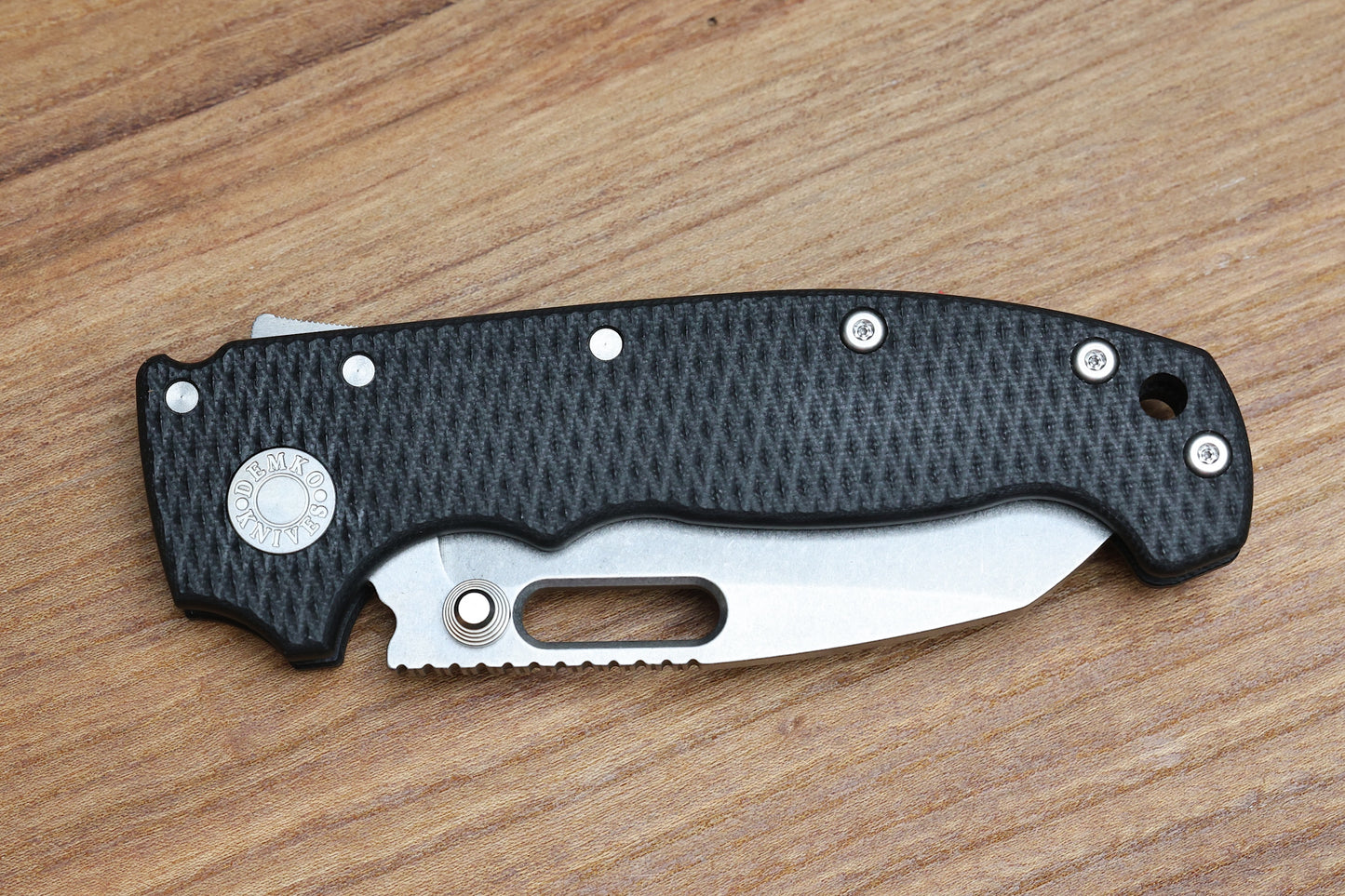 DEMKO KNIVES MG AD20 W/ BLACK G10 HANDLES & CPM-3V SHARK FOOT