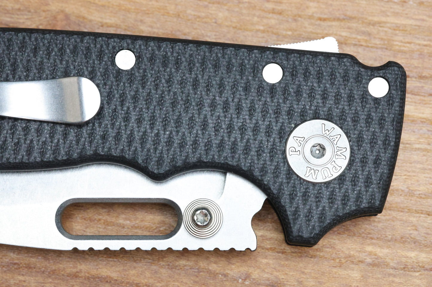 DEMKO KNIVES MG AD20 W/ BLACK G10 HANDLES & CPM-3V SHARK FOOT