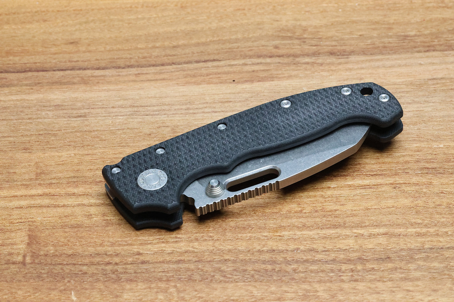 DEMKO KNIVES MG AD20 W/ BLACK G10 HANDLES & CPM-3V SHARK FOOT