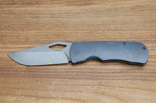 MCNEES DIXON W/ ATOMIC BLUE/BRONZE TITANIUM HANDLES & STONEWASH MAGNACUT