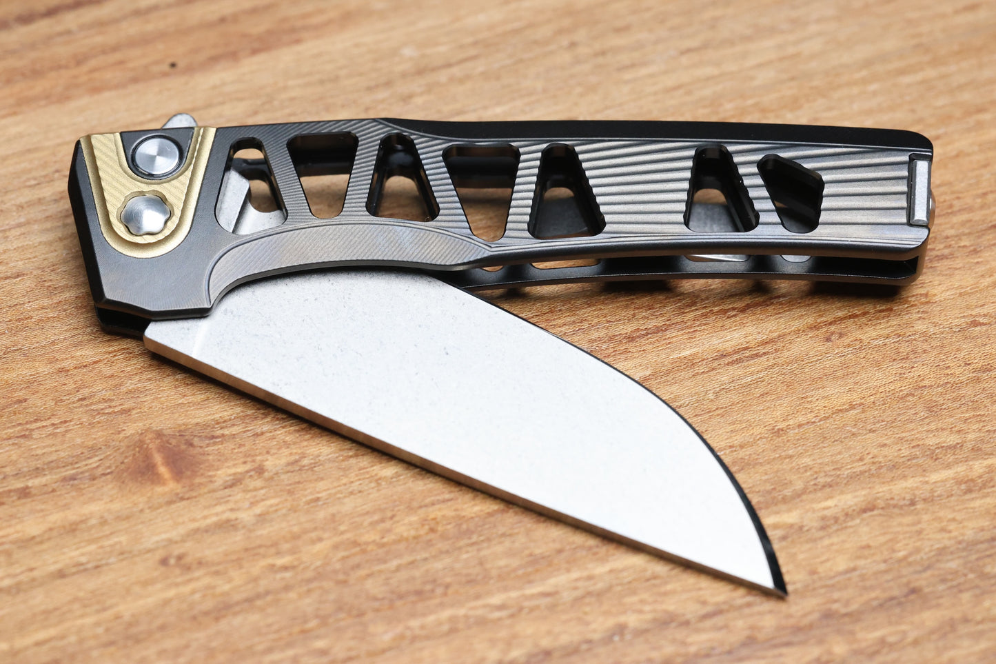 MACHINEWISE SONORA #2017 SKELETONIZED DLC TITANIUM INTEGRAL S90V BLADE