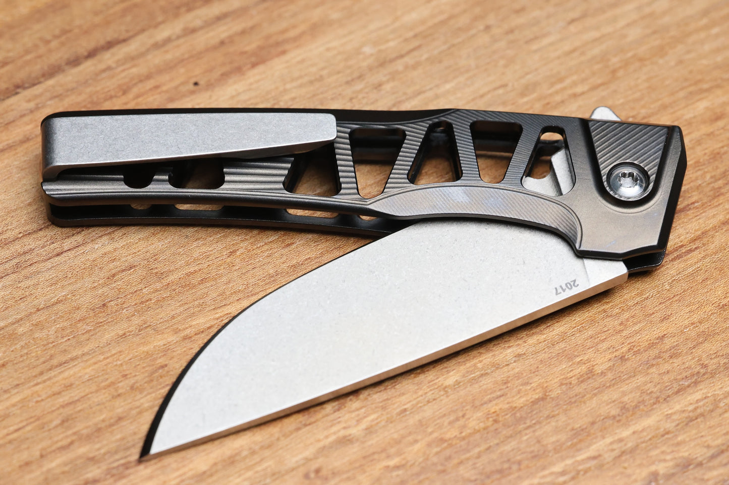 MACHINEWISE SONORA #2017 SKELETONIZED DLC TITANIUM INTEGRAL S90V BLADE