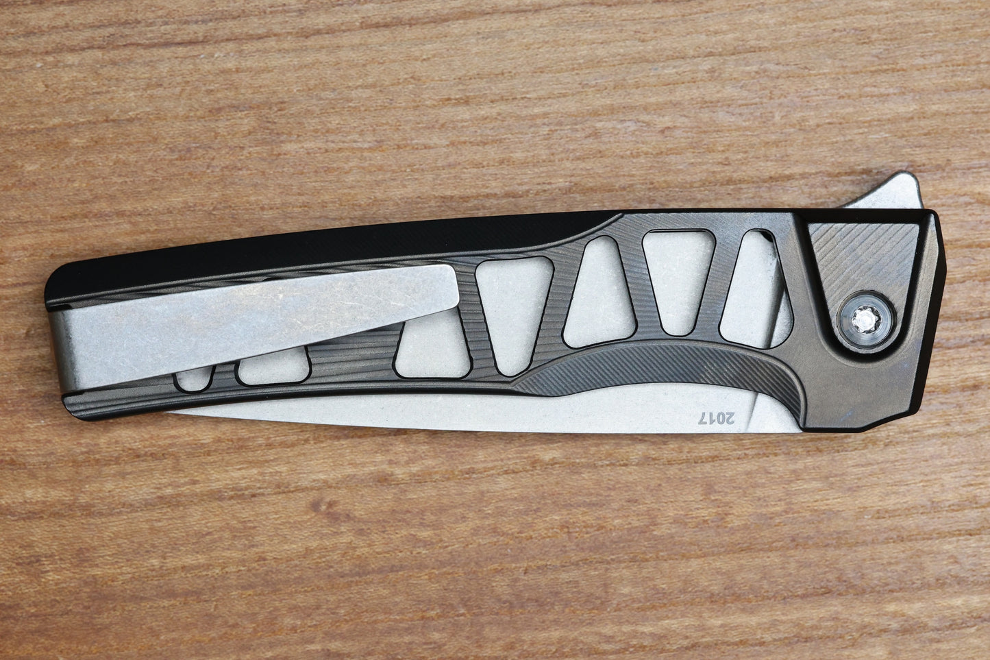 MACHINEWISE SONORA #2017 SKELETONIZED DLC TITANIUM INTEGRAL S90V BLADE