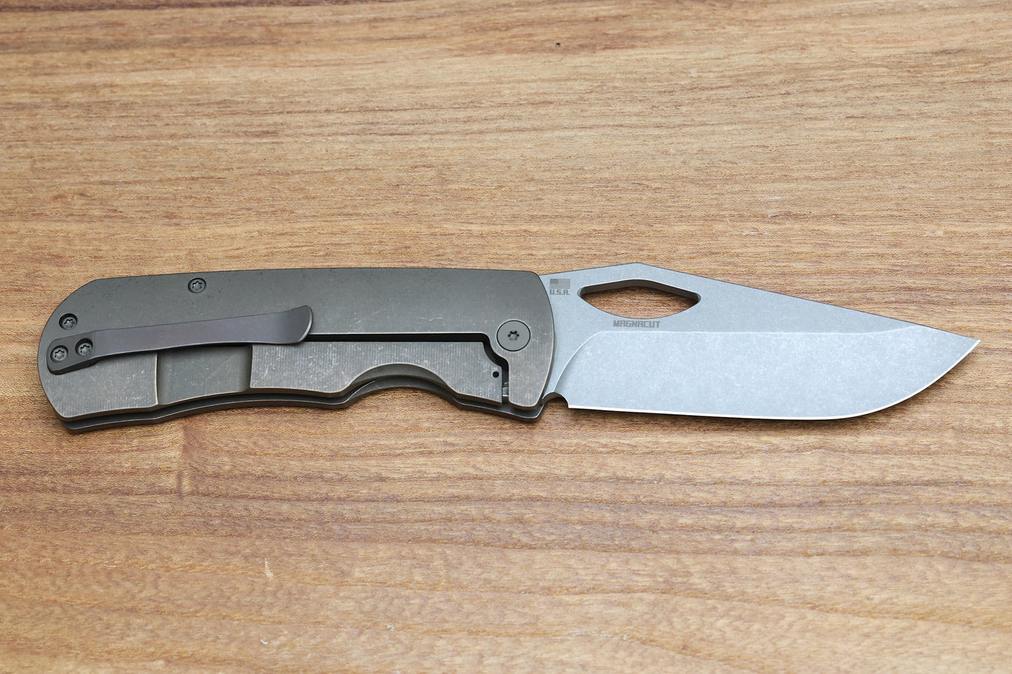 MCNEES DIXON W/ ATOMIC BRONZE TITANIUM HANDLES & STONEWASH MAGNACUT