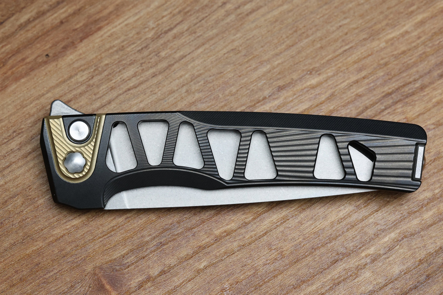 MACHINEWISE SONORA #2017 SKELETONIZED DLC TITANIUM INTEGRAL S90V BLADE